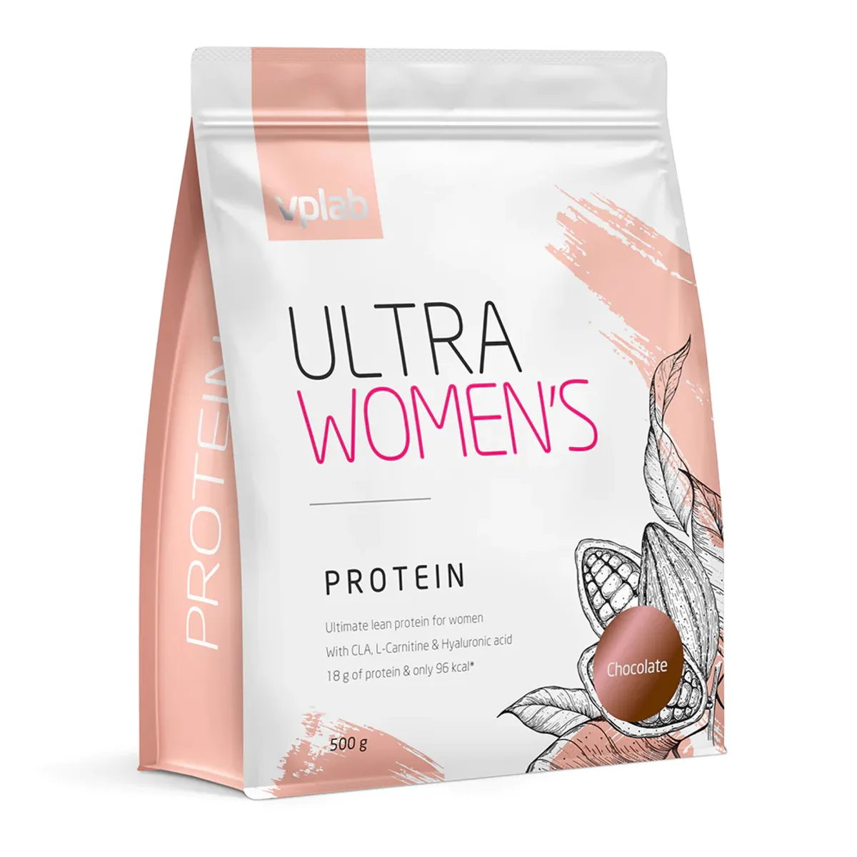 Ultra Women Protein VPLab Сироватковий білок 500 г Шоколад