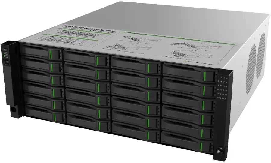 Видеорегистратор Tiandy TC-R324160 Спецификация: E/B/R/N/V4.1, 160 каналов, 24 HDD, 4K, 4RJ45, RPS.