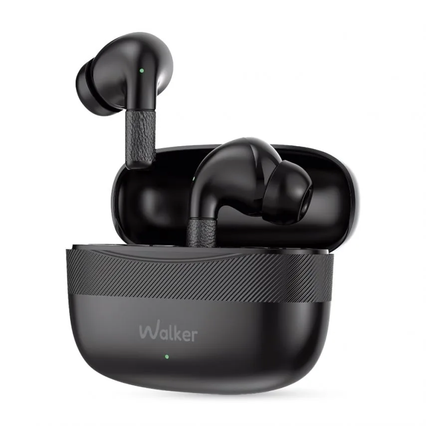 Навушники Bluetooth WALKER вакуумні чорні 13 мм 32 Ом