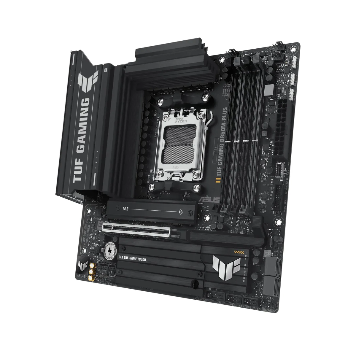 Материнская плата ASUS TUF GAMING B850M-PLUS sAM5 B850 4xDDR5 M.2 HDMI DP mATX