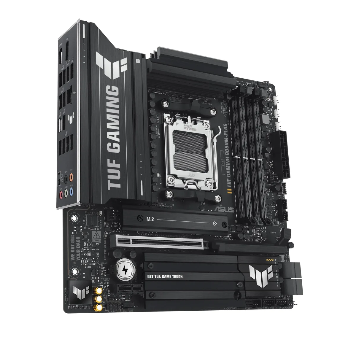 Материнская плата ASUS TUF GAMING B850M-PLUS sAM5 B850 4xDDR5 M.2 HDMI DP mATX