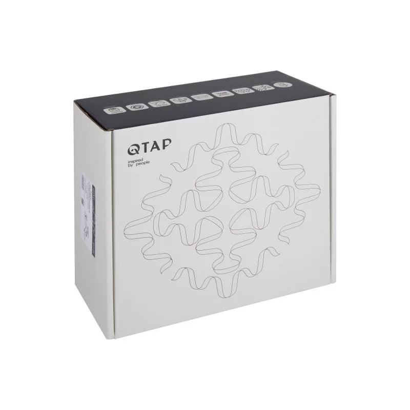 Смеситель для ванны Qtap Presto QTPRE259CRM45574 хромированный латунь 184х131х168 мм