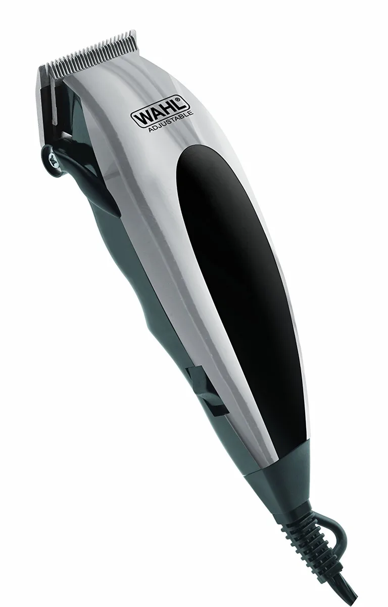 Машинка для стрижки WAHL HomePro з вібраційним мотором, 8 насадками, кейсом, ножицями та гребінцем у комплекті.