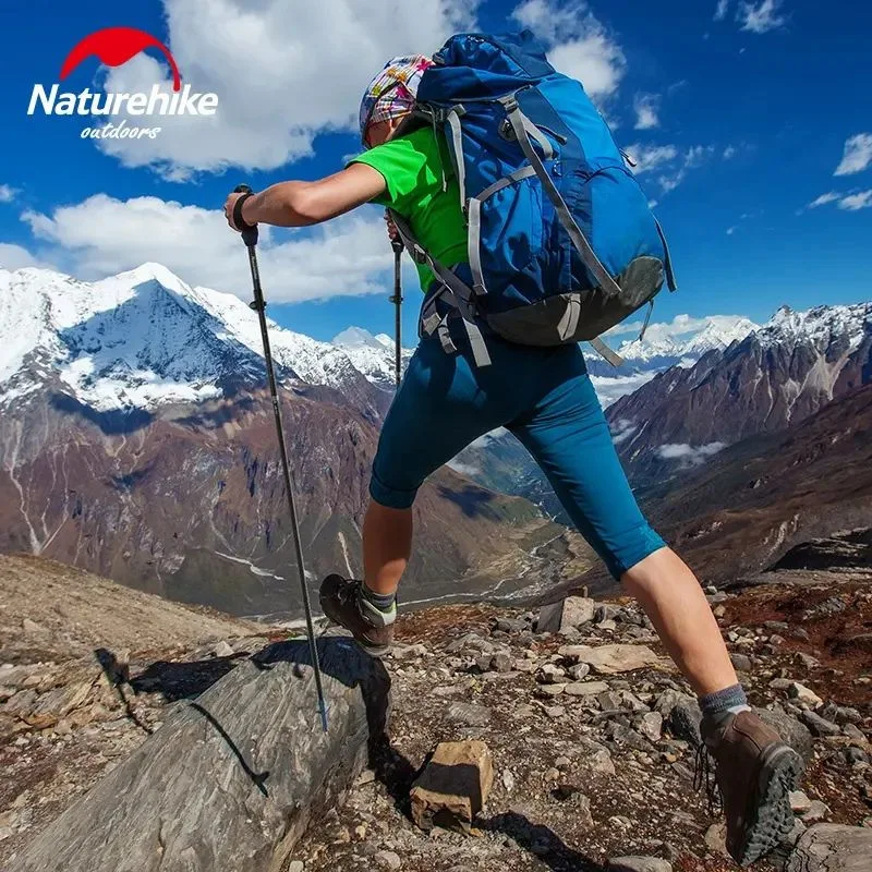 Трекінгова палиця Naturehike карбон 115-135 см бордова