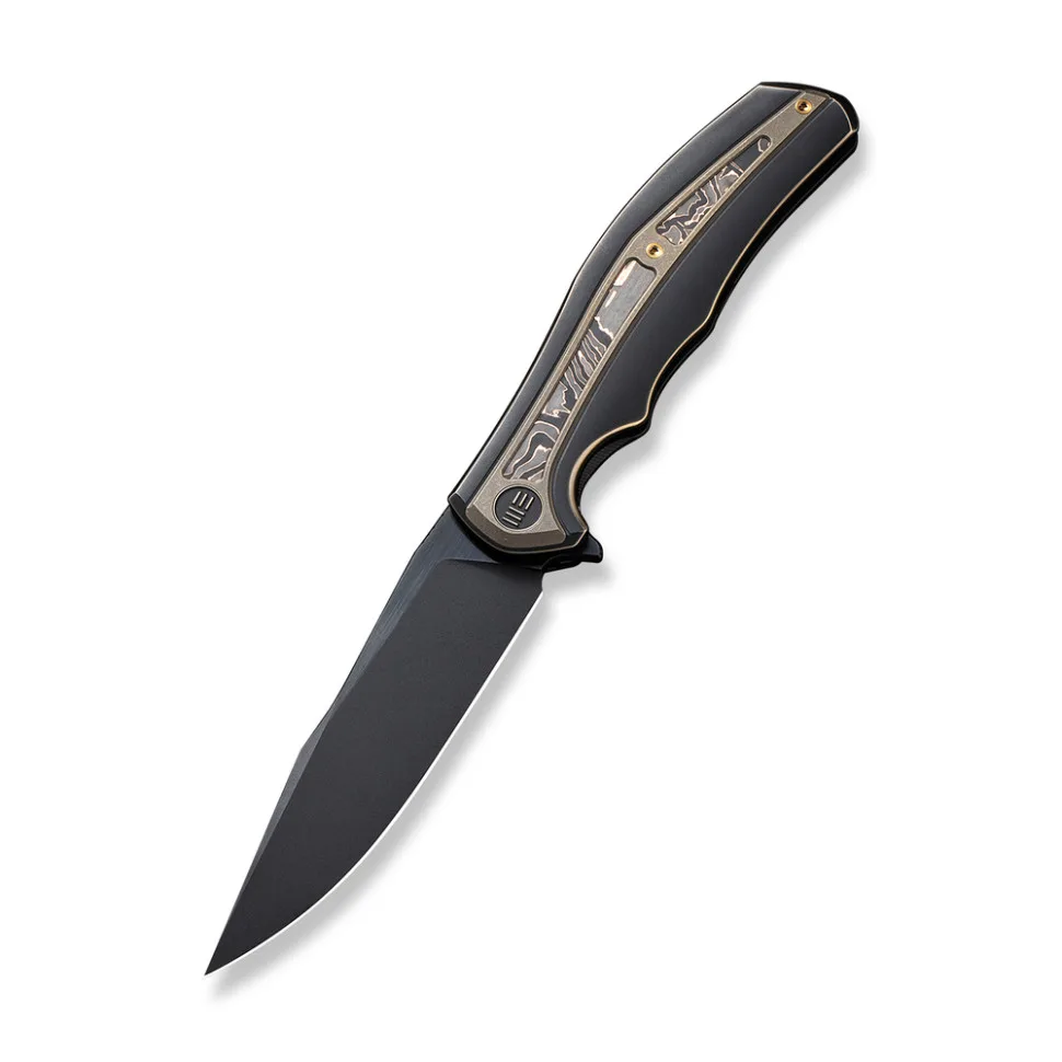 Складаний ніж Weknife CPM 20CV 102,8 мм Чорний Титан 6AL4V