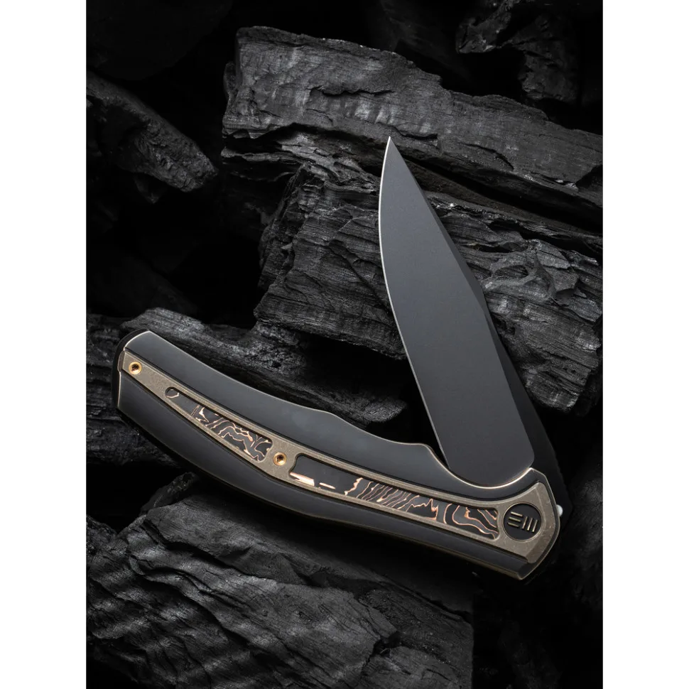 Складаний ніж Weknife CPM 20CV 102,8 мм Чорний Титан 6AL4V