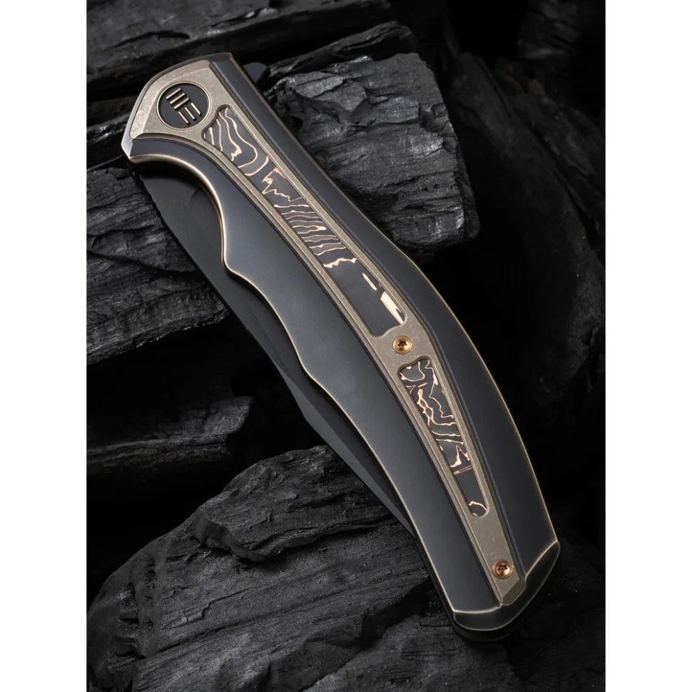 Складаний ніж Weknife CPM 20CV 102,8 мм Чорний Титан 6AL4V