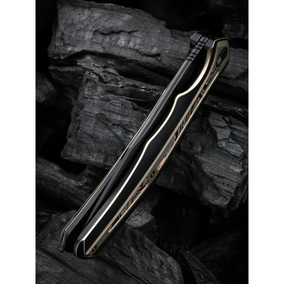 Складаний ніж Weknife CPM 20CV 102,8 мм Чорний Титан 6AL4V