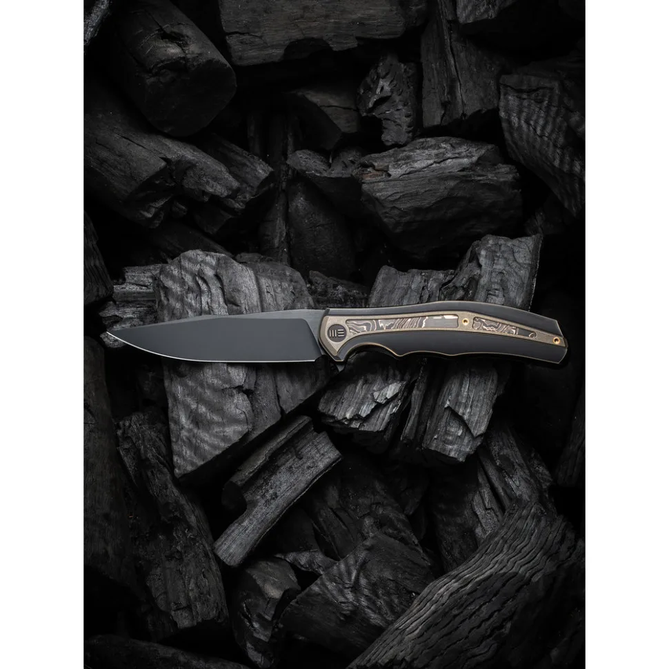 Складаний ніж Weknife CPM 20CV 102,8 мм Чорний Титан 6AL4V