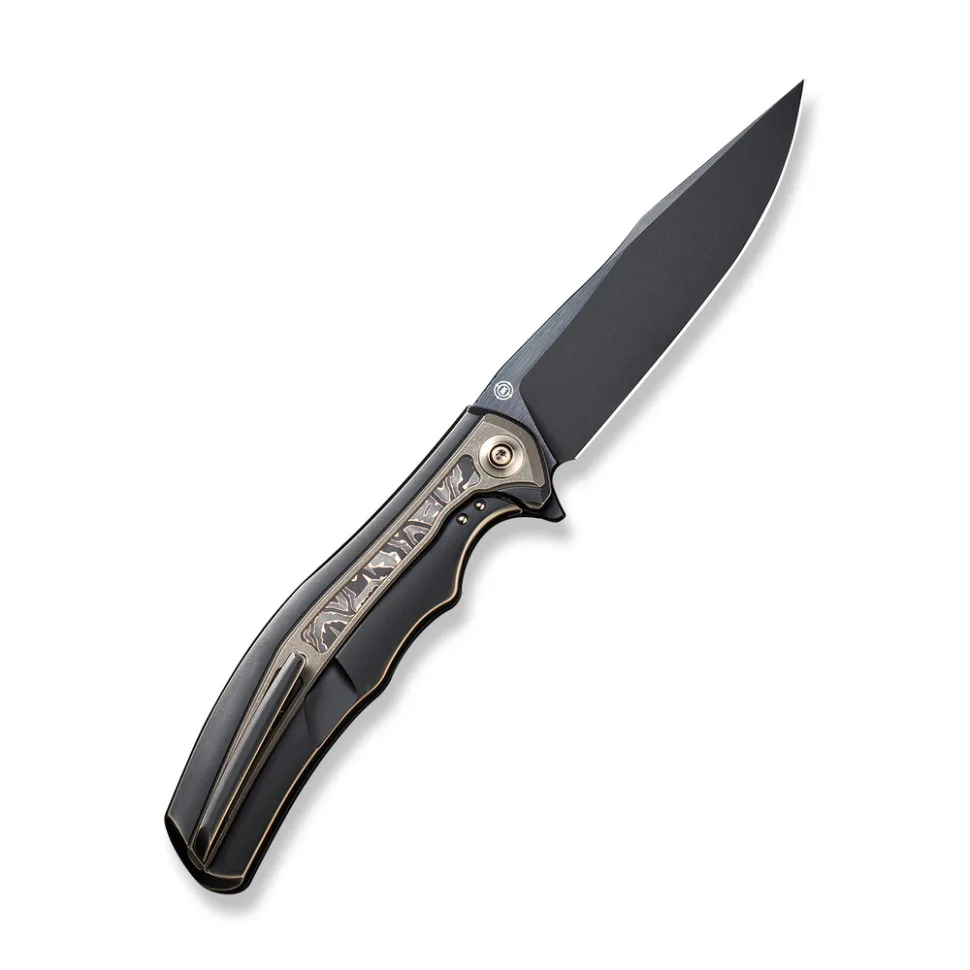 Складаний ніж Weknife CPM 20CV 102,8 мм Чорний Титан 6AL4V