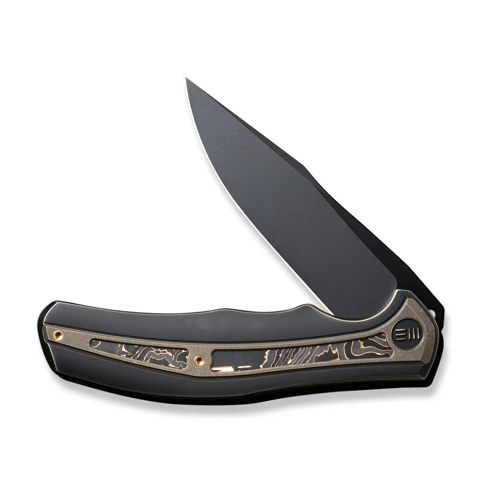 Складаний ніж Weknife CPM 20CV 102,8 мм Чорний Титан 6AL4V