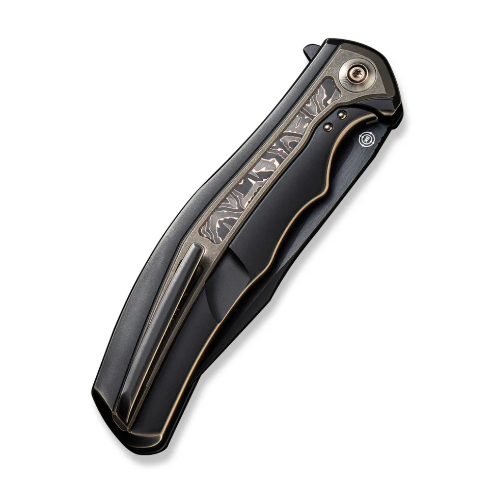 Складаний ніж Weknife CPM 20CV 102,8 мм Чорний Титан 6AL4V