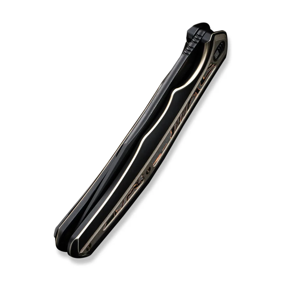 Складаний ніж Weknife CPM 20CV 102,8 мм Чорний Титан 6AL4V