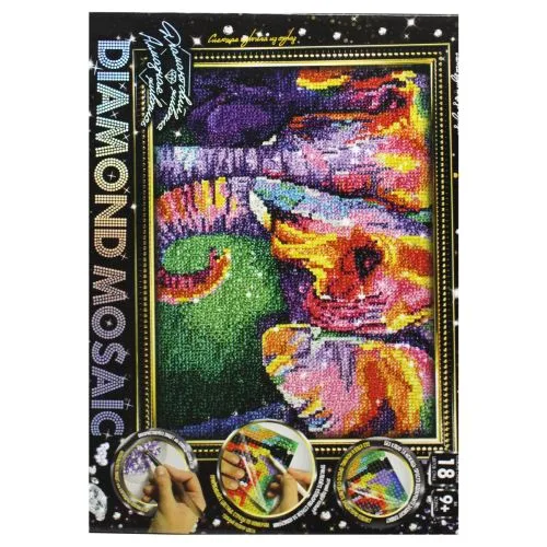 Алмазная мозаика Dankotoys Слоны для творчества 30х20 см от 9 лет