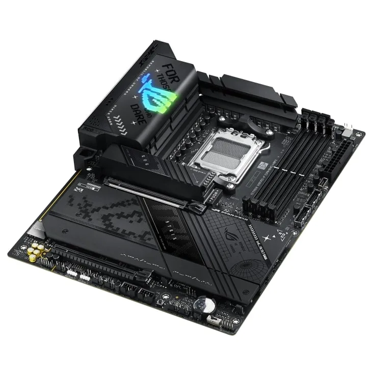 Материнcька плата ASUS ROG STRIX X870-F GAMING WIFI sAM5 X870 4xDDR5 M.2 HDMI DP Wi-Fi BT ATX