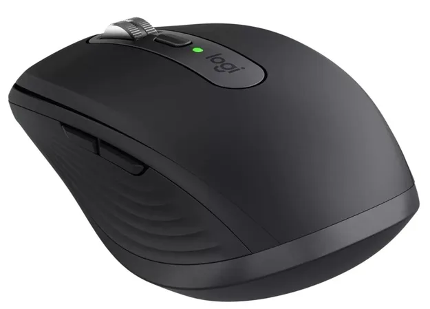 Миша комп'ютерна Logitech лазерна маленька бездротова 100,5х65х34,4 мм темно-сіра