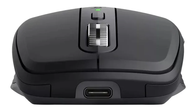 Миша комп'ютерна Logitech лазерна маленька бездротова 100,5х65х34,4 мм темно-сіра