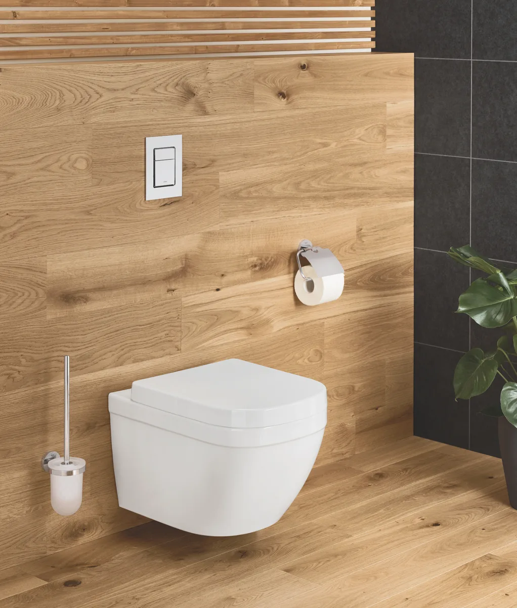 Туалетний йоржик Grohe нержавіюча сталь 90 мм хромований