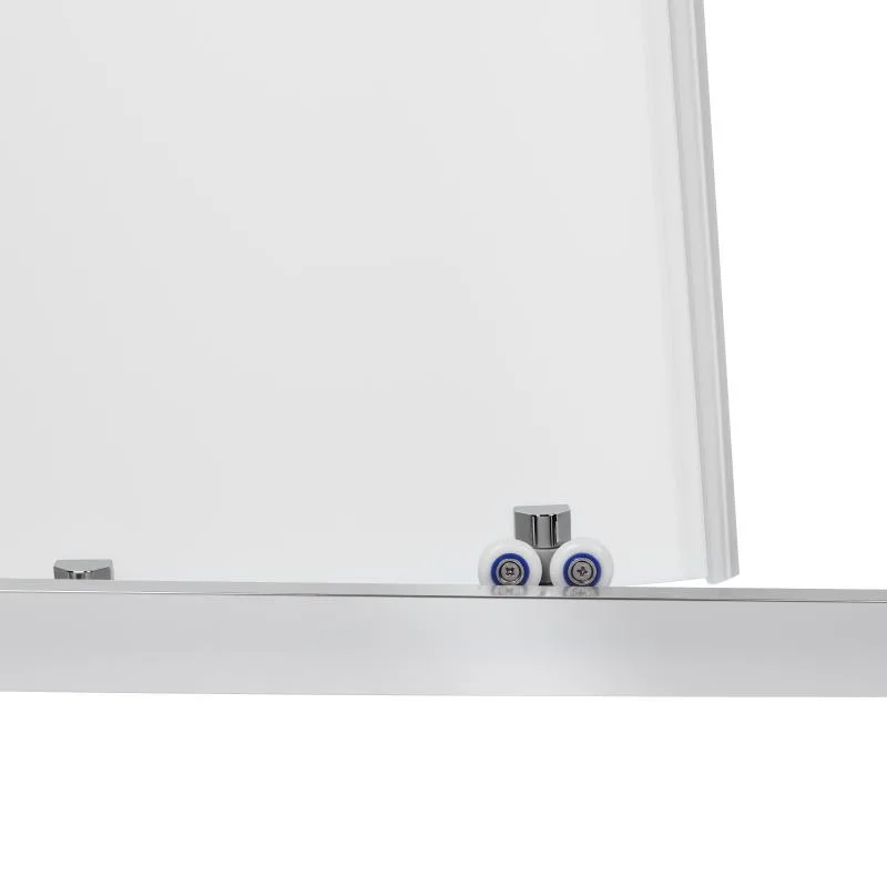 Душевая кабина Qtap Taurus CRM1011SC6 100x100 см прозрачное стекло 6 мм хромированный профиль