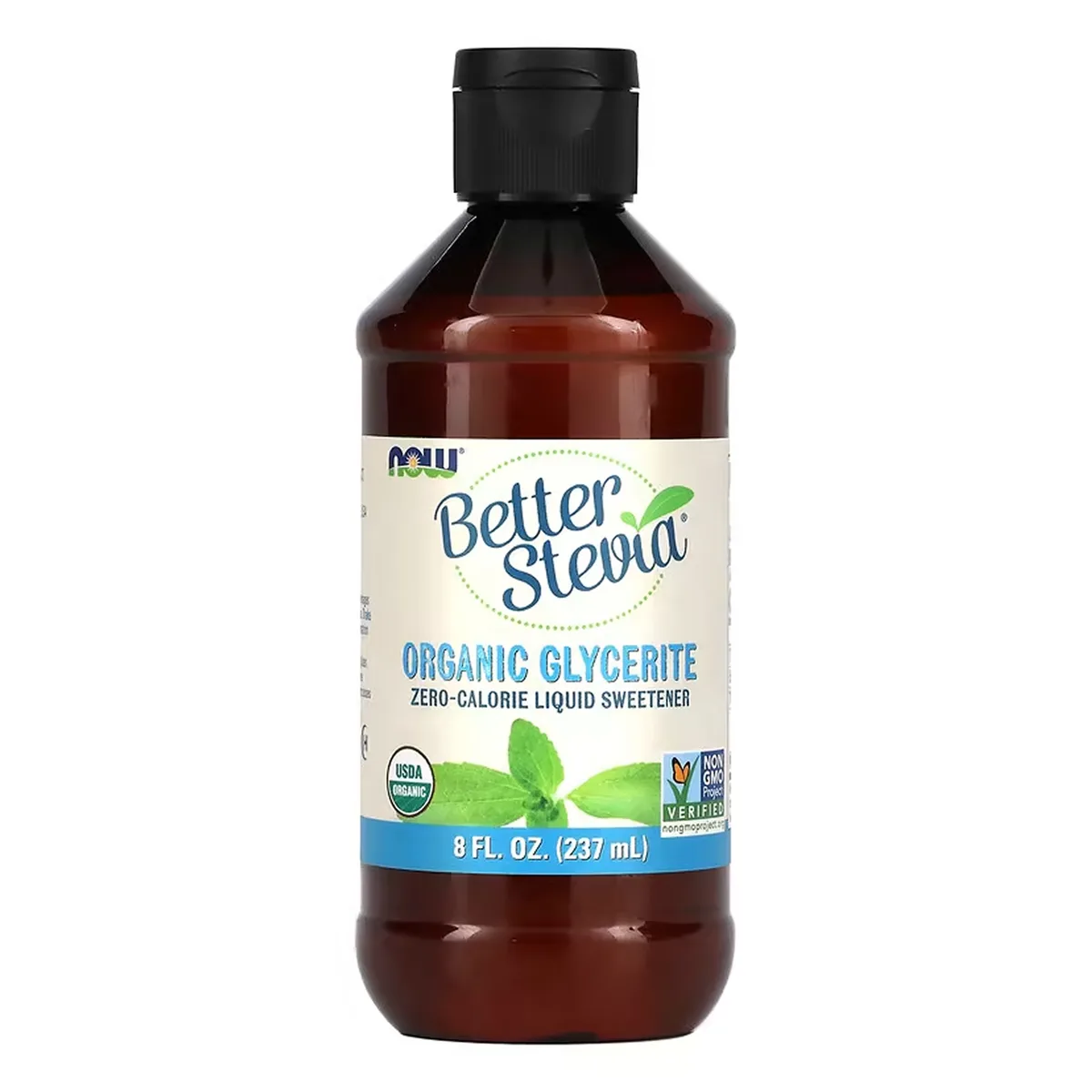 BetterStevia Liquid Now Foods органічний гліцерит 237 мл без глютену веганський