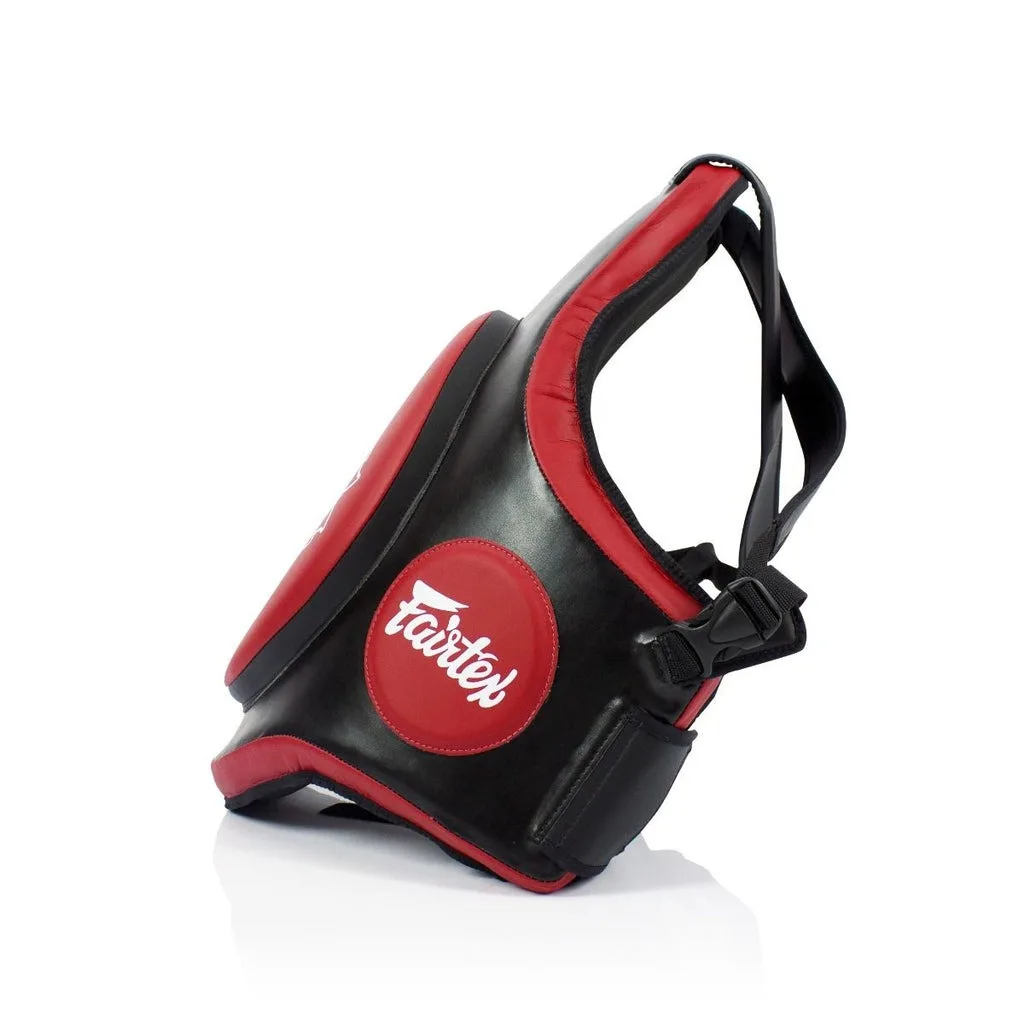 Пояс тренера Fairtex мікрофібра чорний червоний