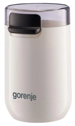 Кавомолка Gorenje роторна 150 Вт 45 г пластик біла