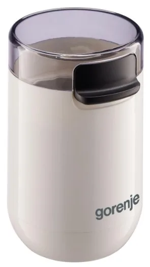 Кавомолка Gorenje роторна 150 Вт 45 г пластик біла