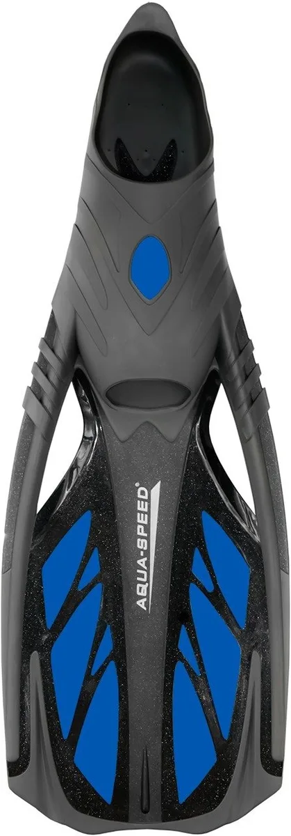 Ласти Aqua Speed гумові 44-45 сині чорні сірі