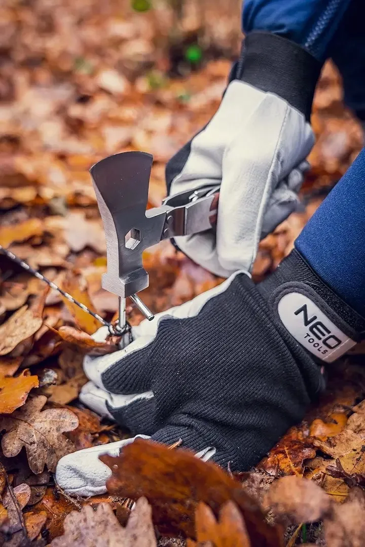 Мультитул Neo Tools 11в1 молоток сокира гайковий ключ для туристів і рибалок універсальний інструмент
