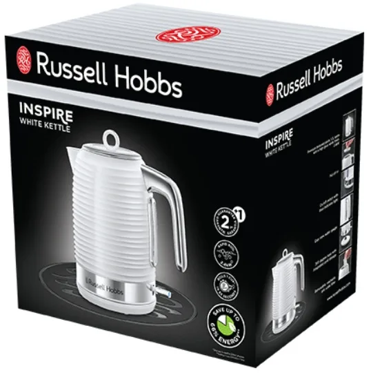 Електрочайник Russell Hobbs пластик 1,7 л білий 2400 Вт