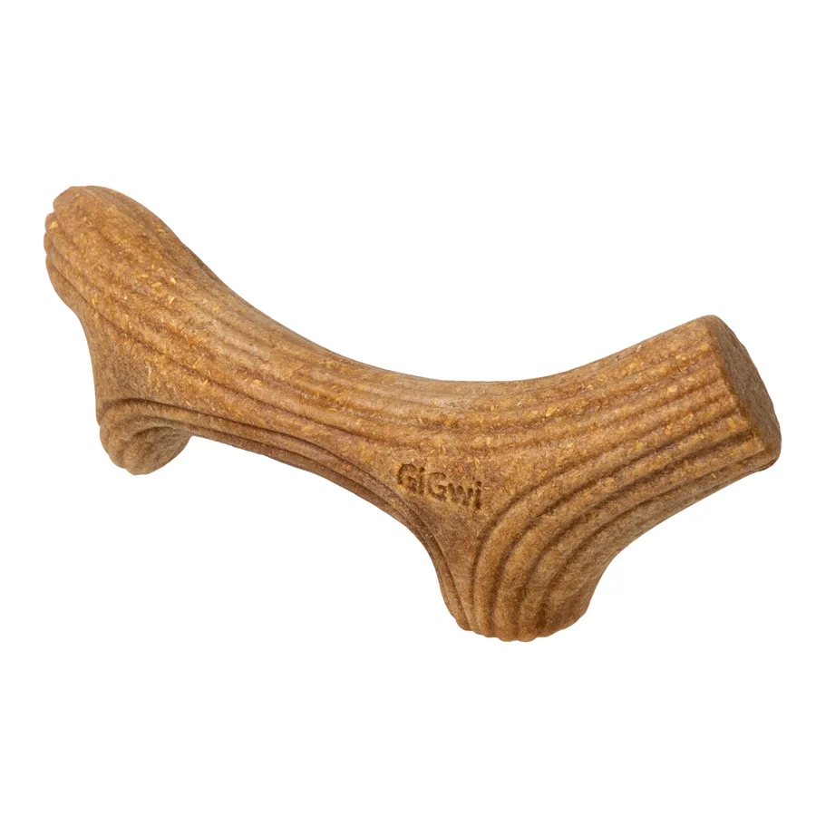 Іграшка для собак жувальна GiGwi Wooden Antler 24х3,5 см полімер L
