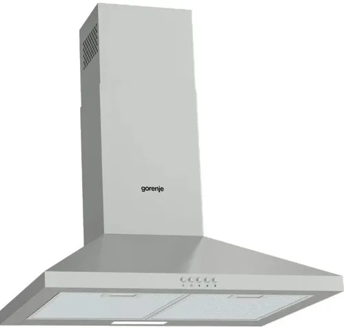 Купольна витяжка Gorenje, 60 см, 450 м3/год, нержавіюча сталь.