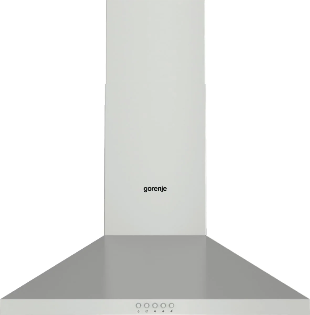 Купольна витяжка Gorenje, 60 см, 450 м3/год, нержавіюча сталь.