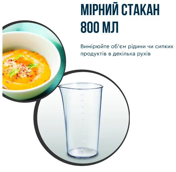 Занурювальний блендер Tefal 1000 Вт нержавіюча сталь 41,5 см чорний