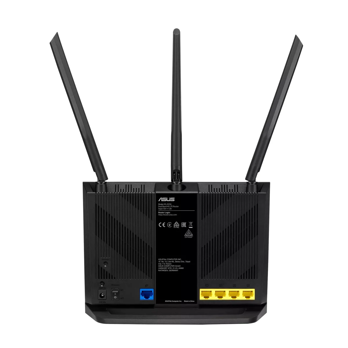 Маршрутизатор ASUS 4G-AX56 AX1800, 4G/LTE, 4xGE LAN, 1xGE WAN