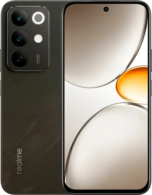 Смартфон Realme 6.8" 6ГБ 128ГБ NFC Пластик Чорний