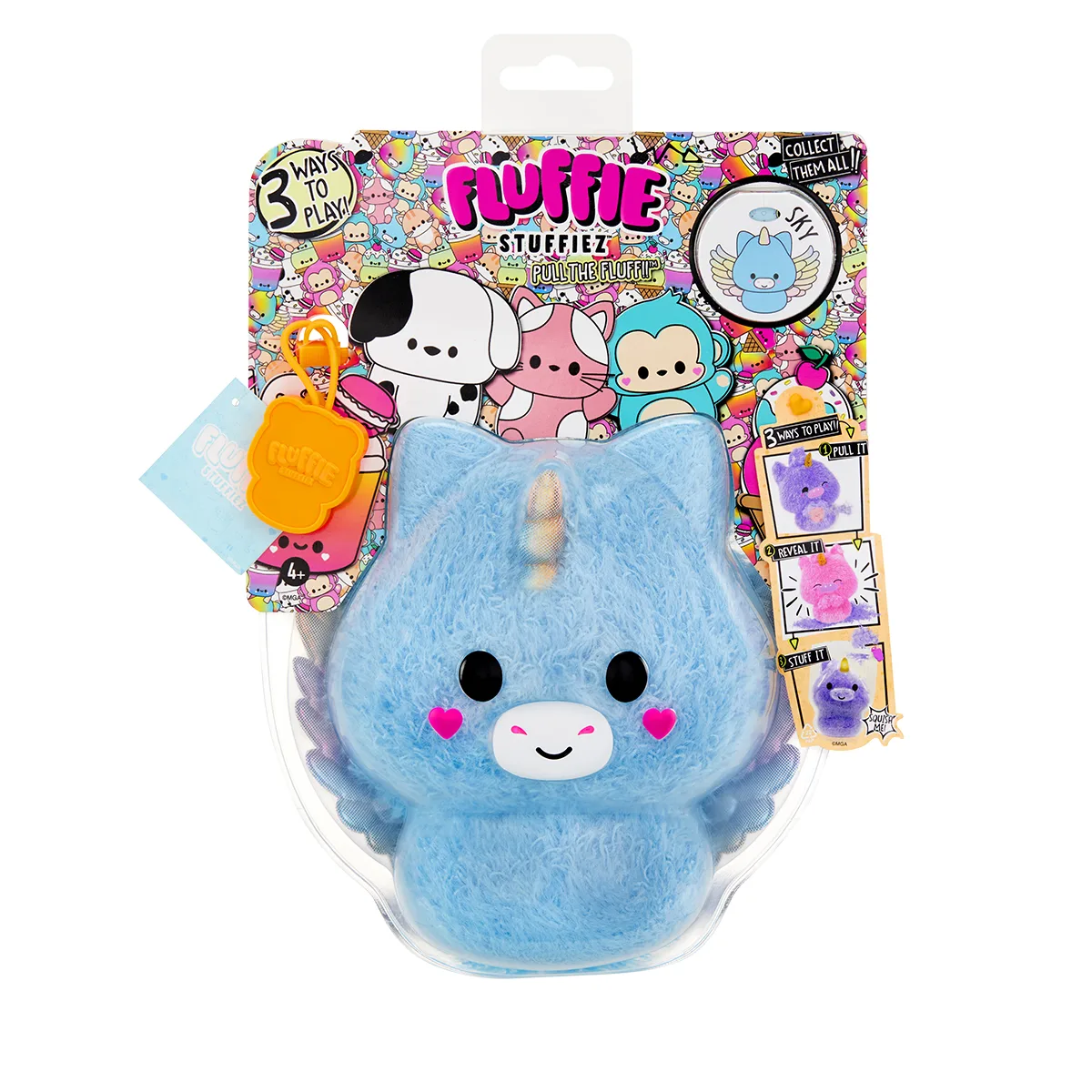М’яка іграшка-антистрес Fluffie Stuffiez поліестер 20 см Пегас