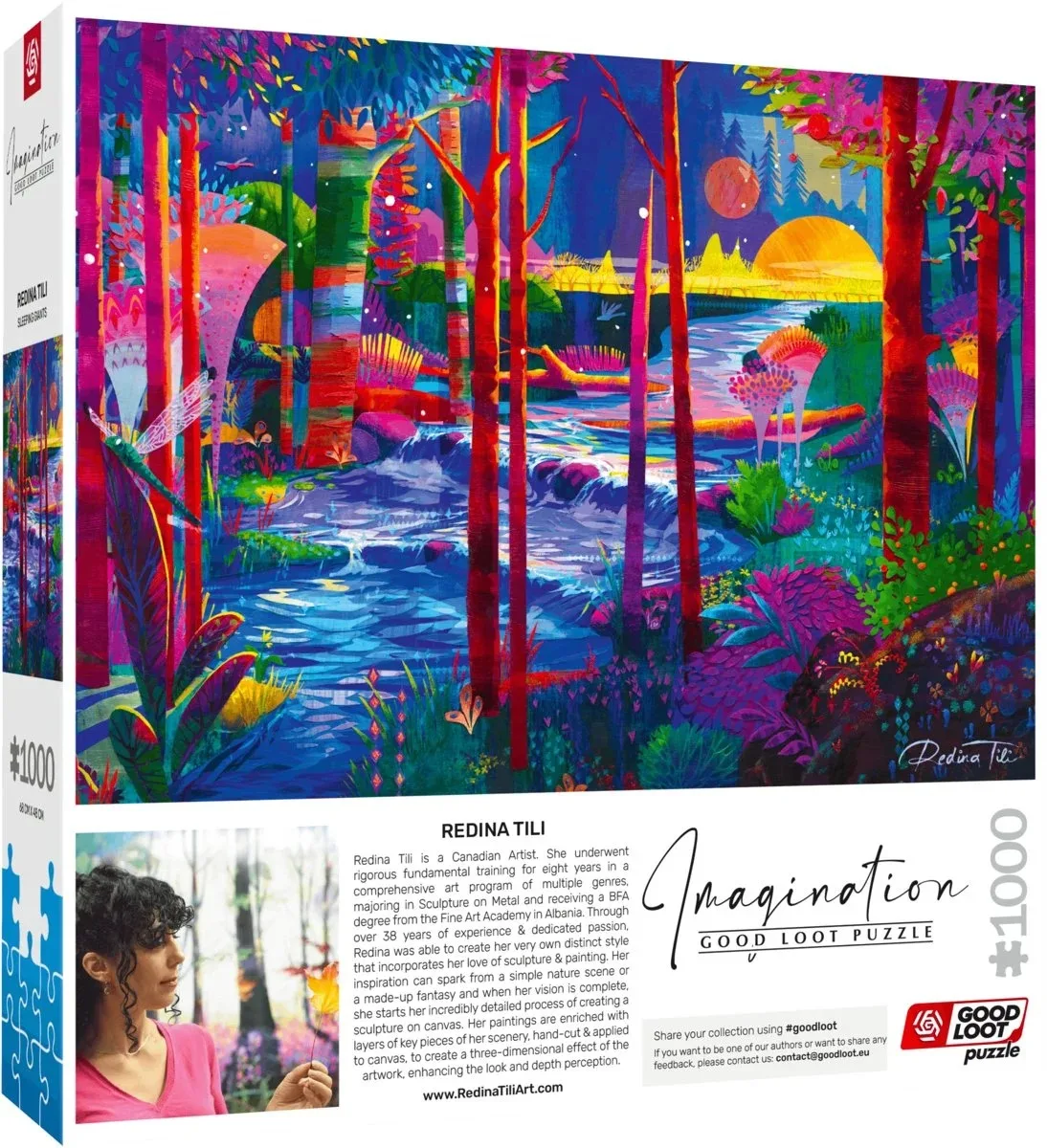 Пазл GoodLoot Imagination: Redina Tili Sleeping Giants 1000 ел.