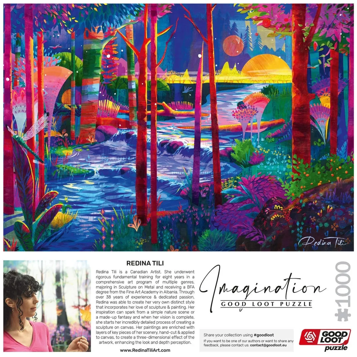 Пазл GoodLoot Imagination: Redina Tili Sleeping Giants 1000 ел.