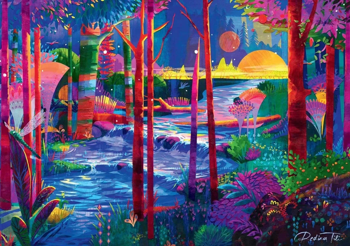 Пазл GoodLoot Imagination: Redina Tili Sleeping Giants 1000 ел.