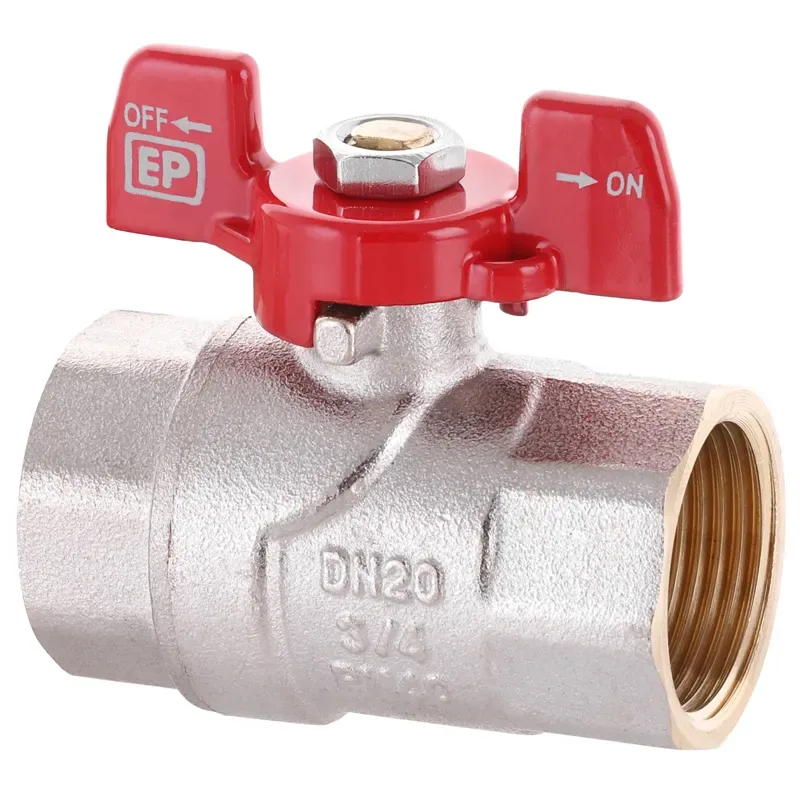 Кран шаровой Europroduct латунь 3/4" стальной