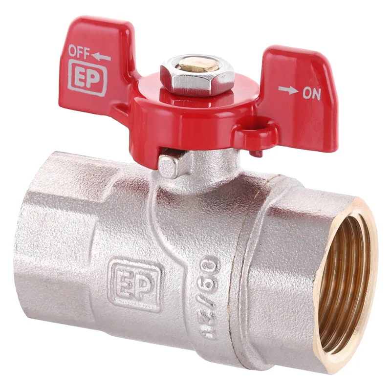 Кран шаровой Europroduct латунь 3/4" стальной