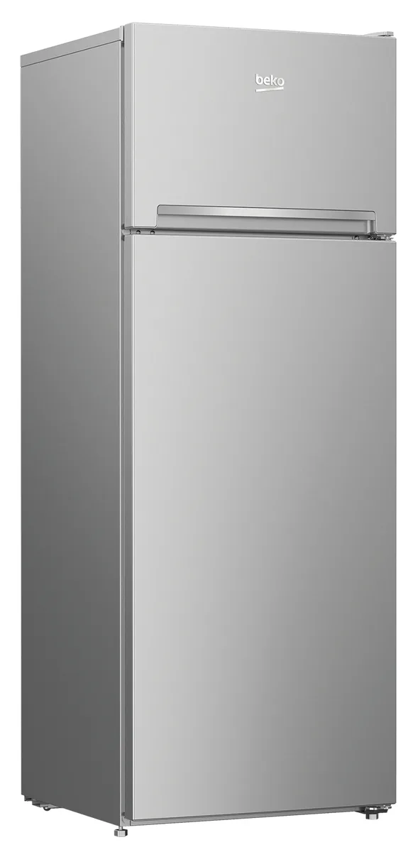 Холодильник Beko двокамерний 54х146,5х57,4 см сріблястий загартоване скло