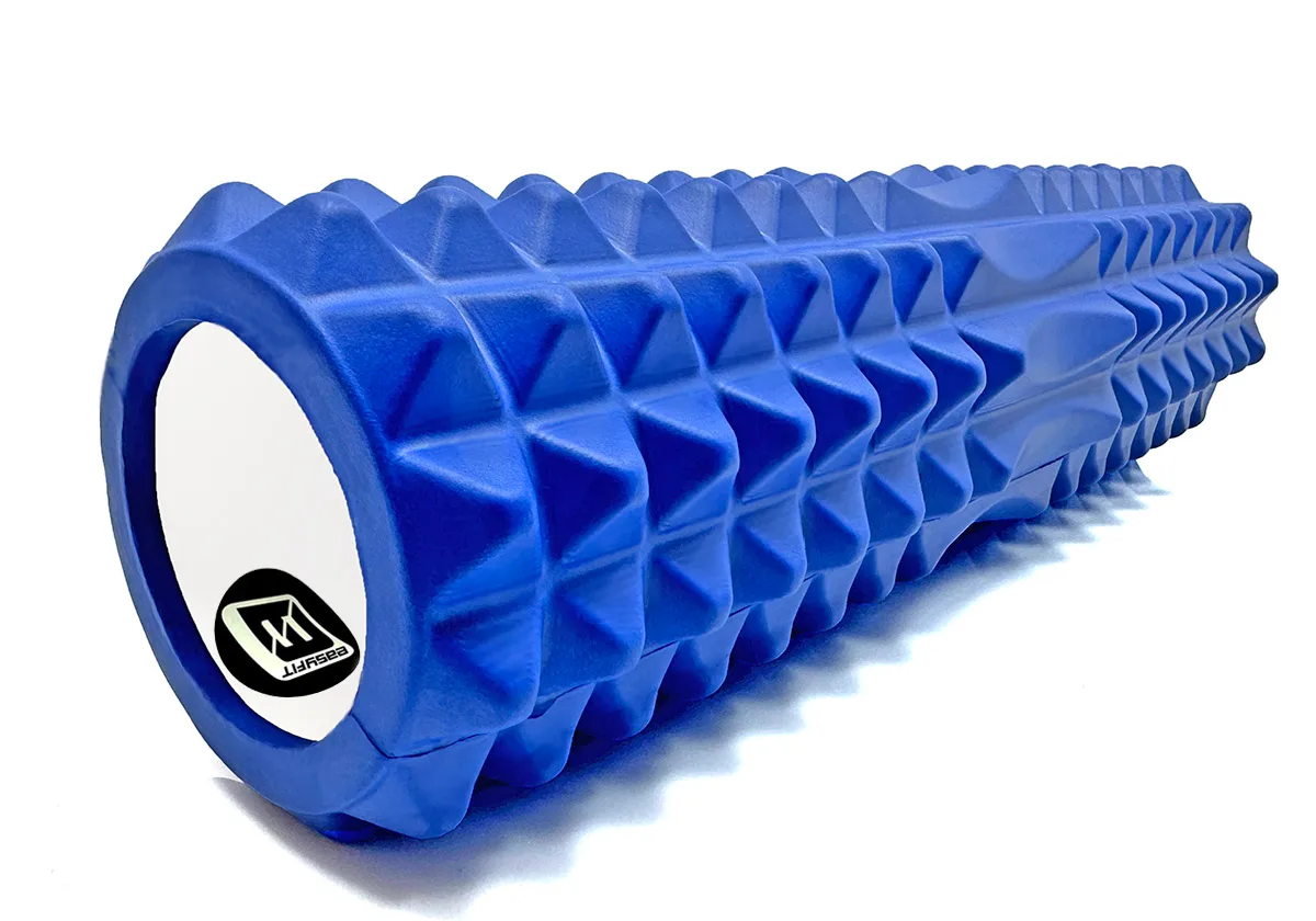 Масажний ролик EasyFit EVA-піна 45 см Синій