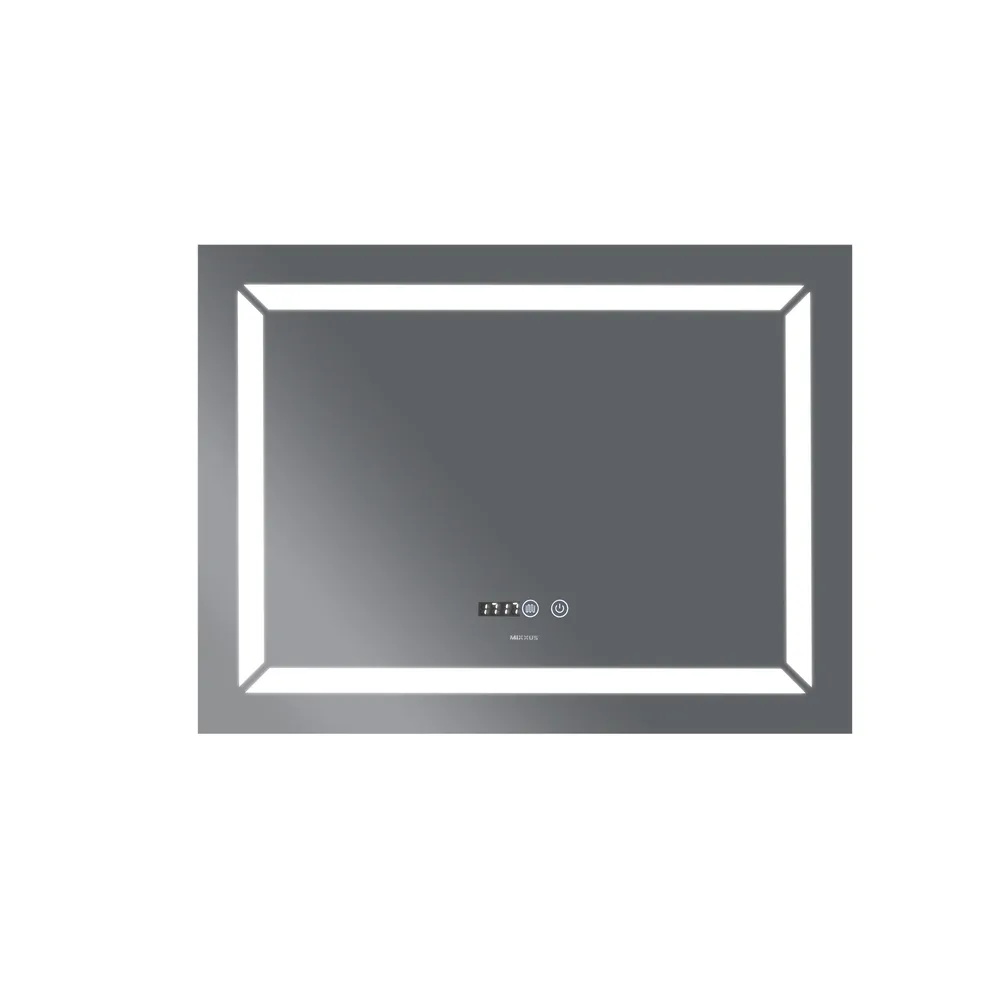 Дзеркало настінне з LED підсвічуванням MIXXUS LIGHT MR01 70х50 см безмідне алюміній