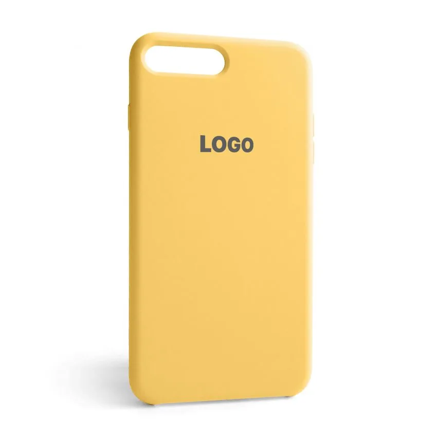 Чохол Silicone Case для Apple iPhone 7 Plus 8 Plus силіконовий жовтий