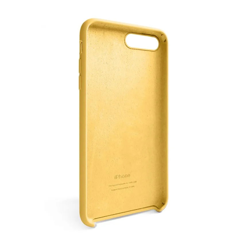 Чохол Silicone Case для Apple iPhone 7 Plus 8 Plus силіконовий жовтий
