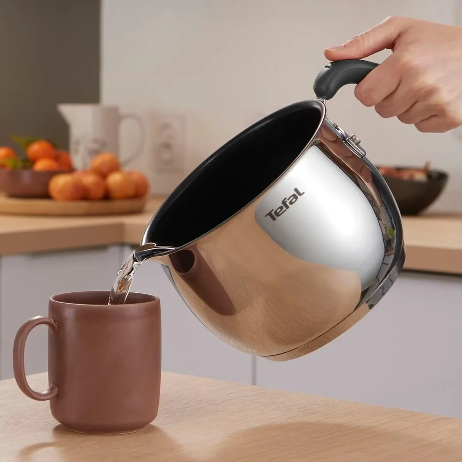 Мультифункціональна каструля Tefal Opti Space, 2.5 л, з нержавіючої сталі та бакеліту.