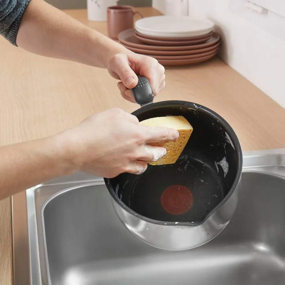 Мультифункціональна каструля Tefal Opti Space, 2.5 л, з нержавіючої сталі та бакеліту.