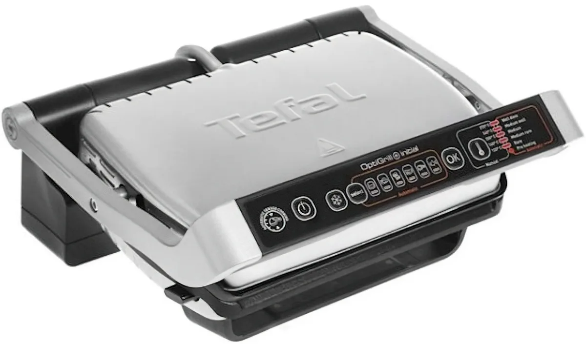 Гриль Tefal электрический 2000 Вт металл 30 см